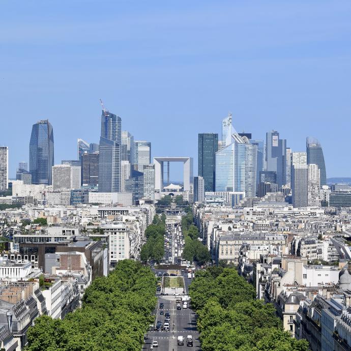What is the origin of La Défense?