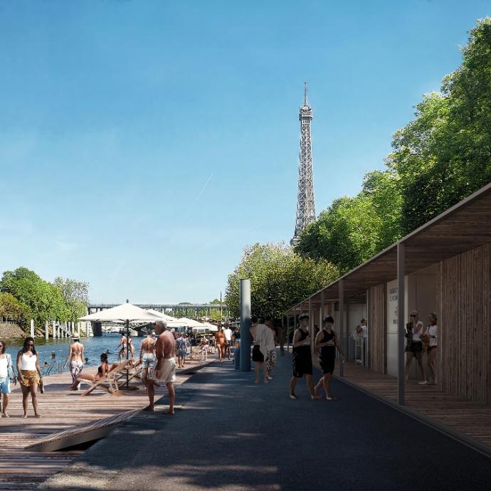 The Seine opens to bathing this summer 2025