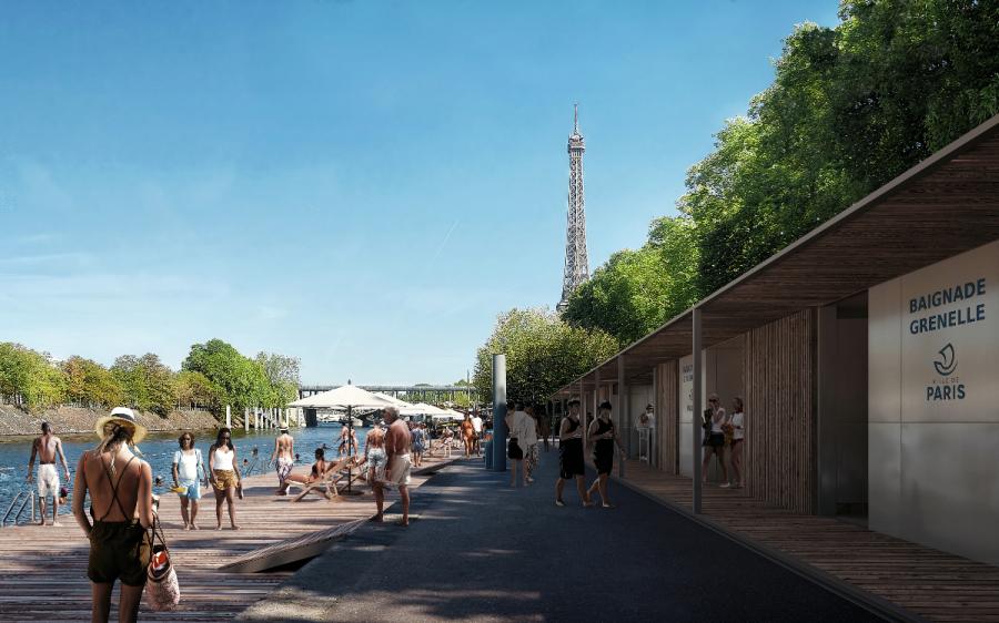 The Seine opens to bathing this summer 2025